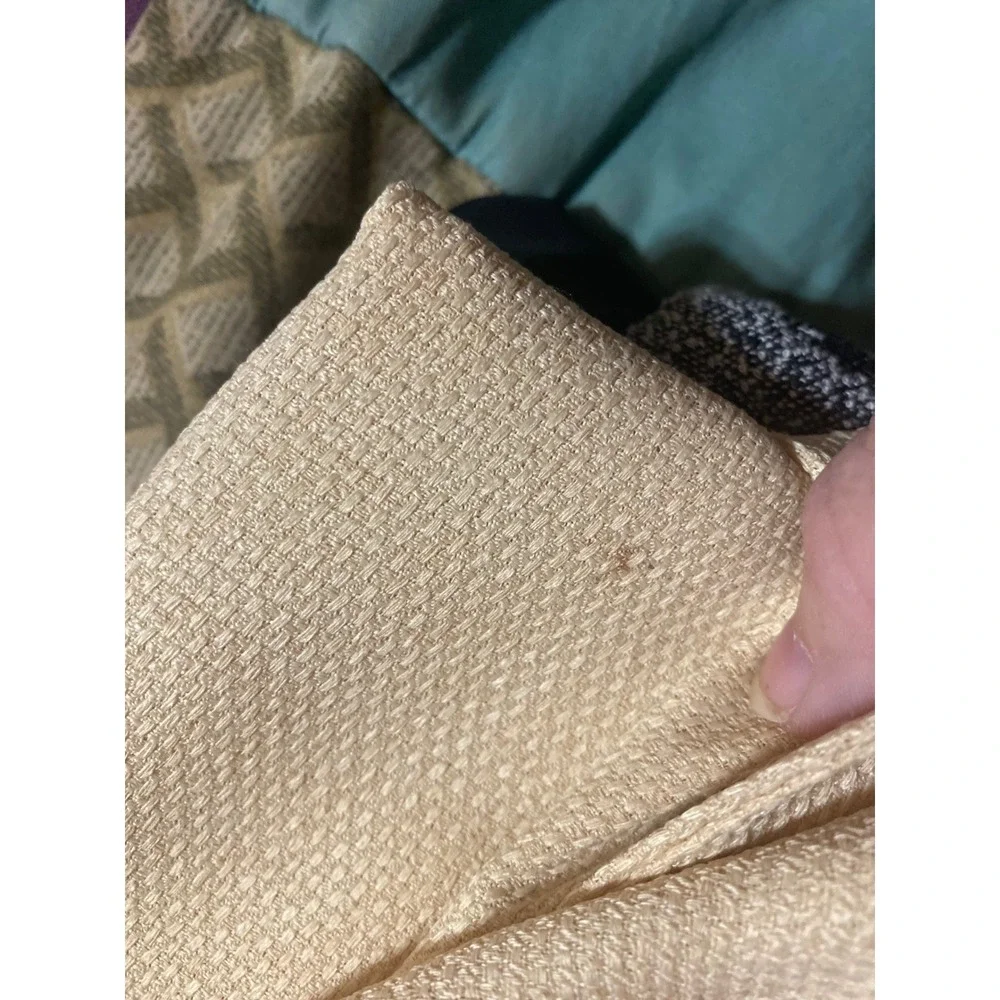 Talbots Petites Womens Suit Set Jacket Dress Beige‎ Linen Blend Size 6